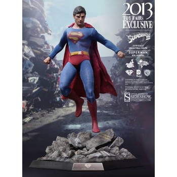 Superman III Movie Masterpiece Action Figure 1/6 Evil Superman 2013 Toy Fairs Exclusive 30 cm